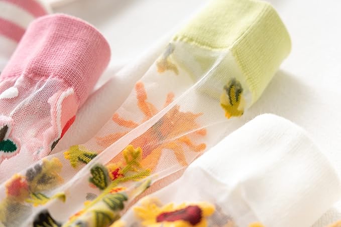 ✨Vintage Floral Sheer Summer Socks  – 50% OFF Today Only! ✨