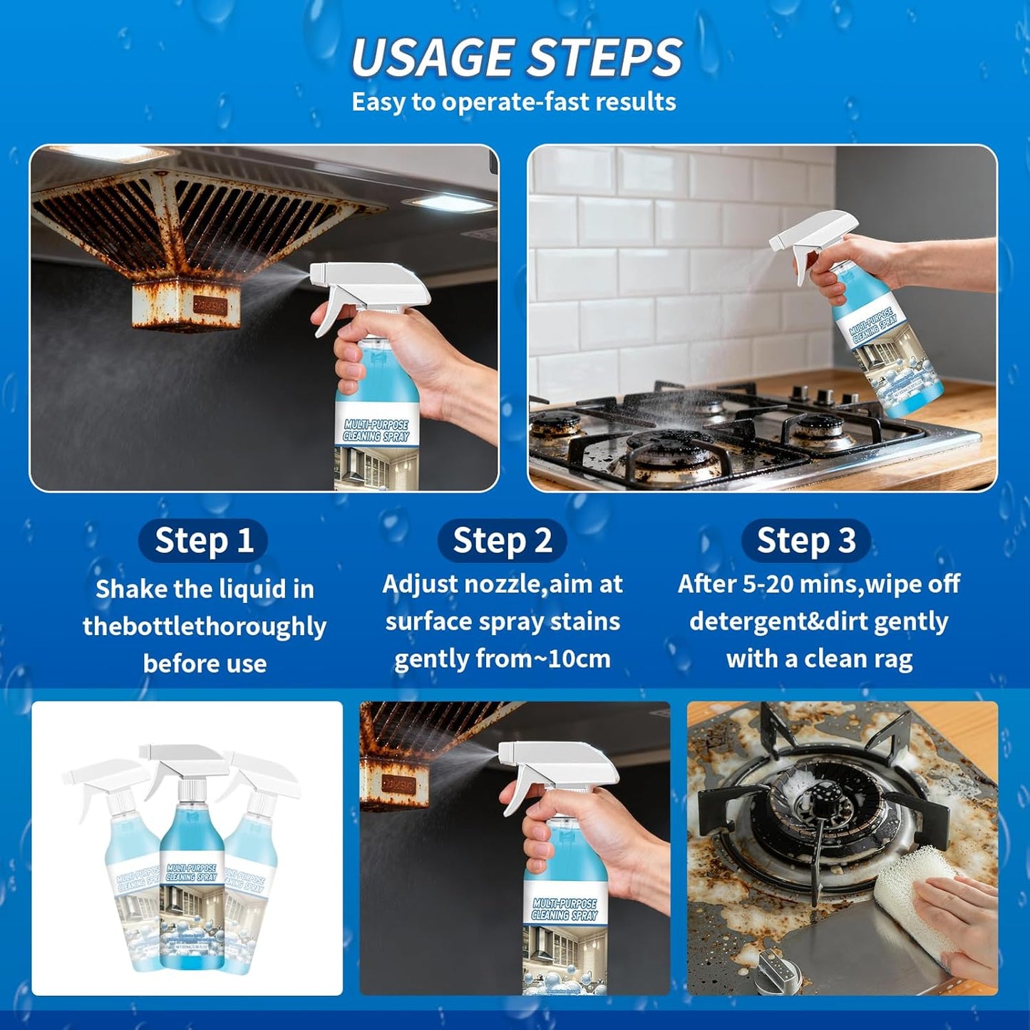 🔥LAST DAY 70% OFF💦2026 New Multi Purpose Cleaning Spray