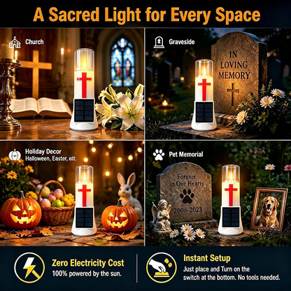 🔥 Last Day 49% OFF-Solar Memorial Flameless Candle Lights