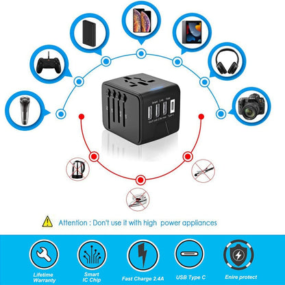 🔥Hot Sale - 50% OFF🔥All-in-One Universal Travel Adapter