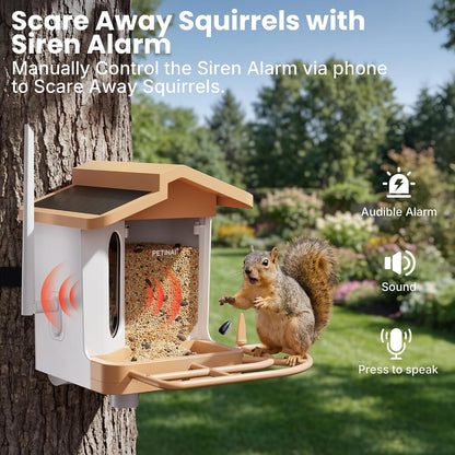 🐦 66% OFF — Smart Bird Feeder with 1080P Camera Solar Powered, AI Identify Bird Species