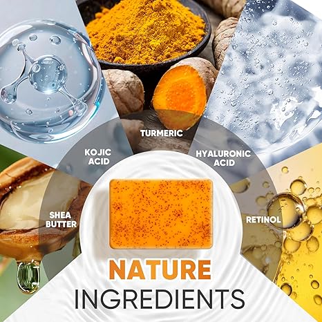 Lemon Turmeric & Kojic Cleansing Bar 🍋 Clean, fresh, and easy to use 🌿 — enjoy 50% off today only ⏳