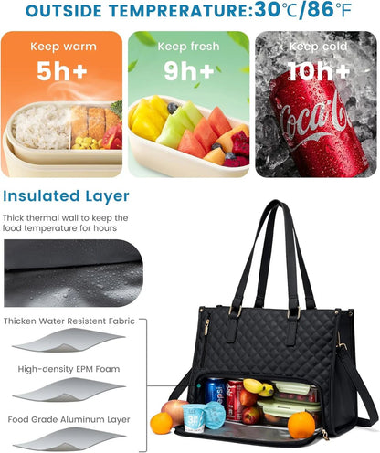 2026 Hot Sale 💝2 in 1 Tote Bag Lunch Bag Combo💝