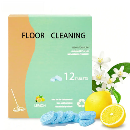 Premium Lemon Floor Cleaning Tablets