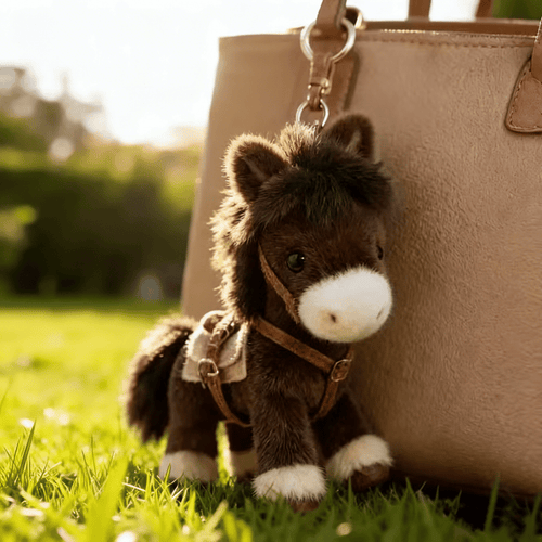🔥Last Day 50% OFF - Plush Pony Bag Charm and Keychain 🐎✨2026 Year of the Horse Gift 🎁Perfect for Lovers, Family & Kids!