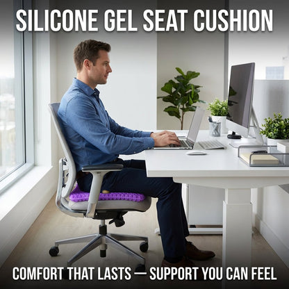 🔥49% OFF✨ Ergonomic Silicone Seat Cushion – Relief You Can Feel