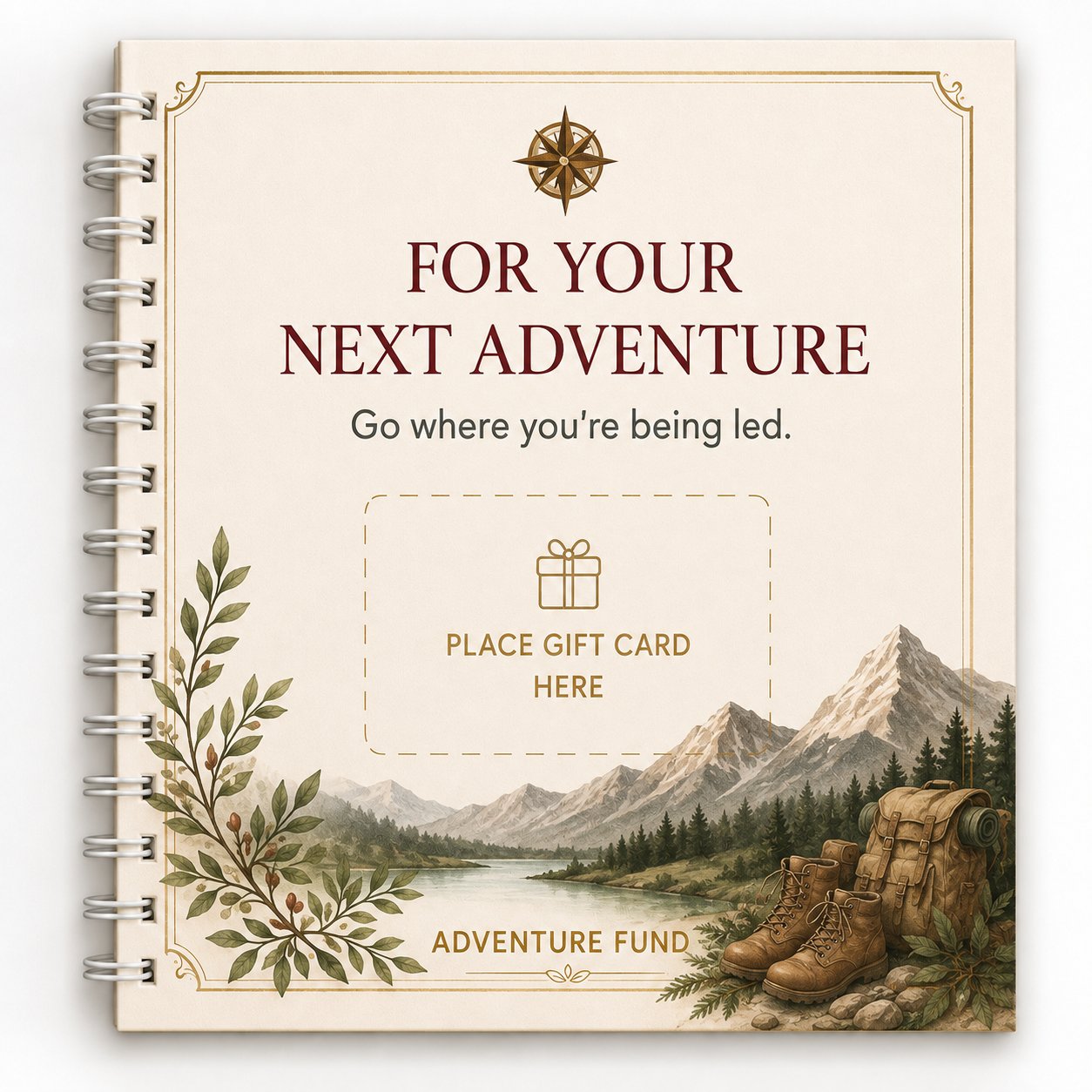 ✝️ FAITH GIFT CARD BOOK 📖 14 Themed Pages, Hardcover & Durability Line