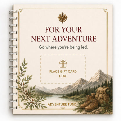 ✝️ FAITH GIFT CARD BOOK 📖 14 Themed Pages, Hardcover & Durability Line