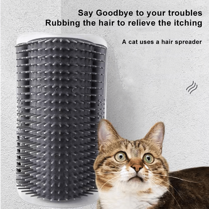 🔥Last Day 49% OFF -🎉🔥Corner Massage Cat Brush
