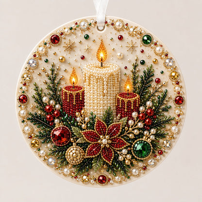 ✨ DIY-Weihnachtsschmuckkollektion aus Perlen und Edelsteinen