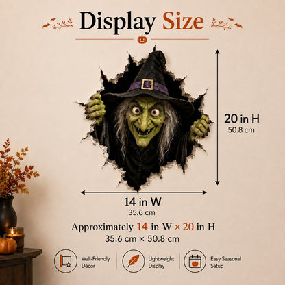 🔥Last Day 50% OFF-Halloween Break-In 3D Wall Decals