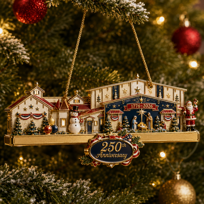 🔥250th Anniversary Christmas Village Ornament