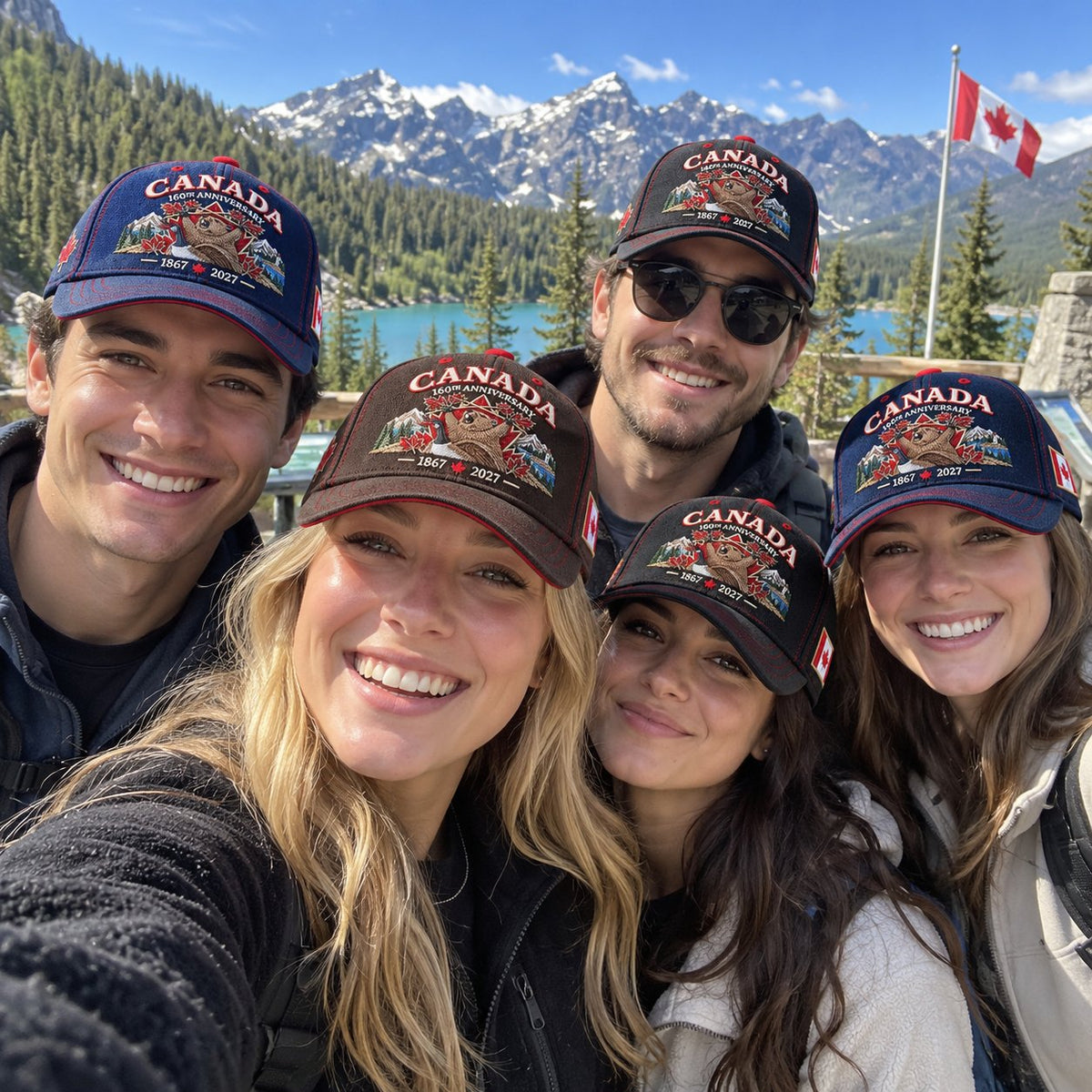 🔥 LAST DAY 49% OFF - 🍁 Canada 160th Anniversary 1867–2027 – Premium Embroidered Heritage Cap ✨ 100% Cotton • Detailed Embroidery • Comfortable Fit