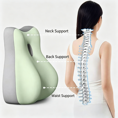 🧘‍♀️Yoga Bolster | Back & Lumbar Support Pillow: Multi-Functional Cushion🪶 | Memory Foam