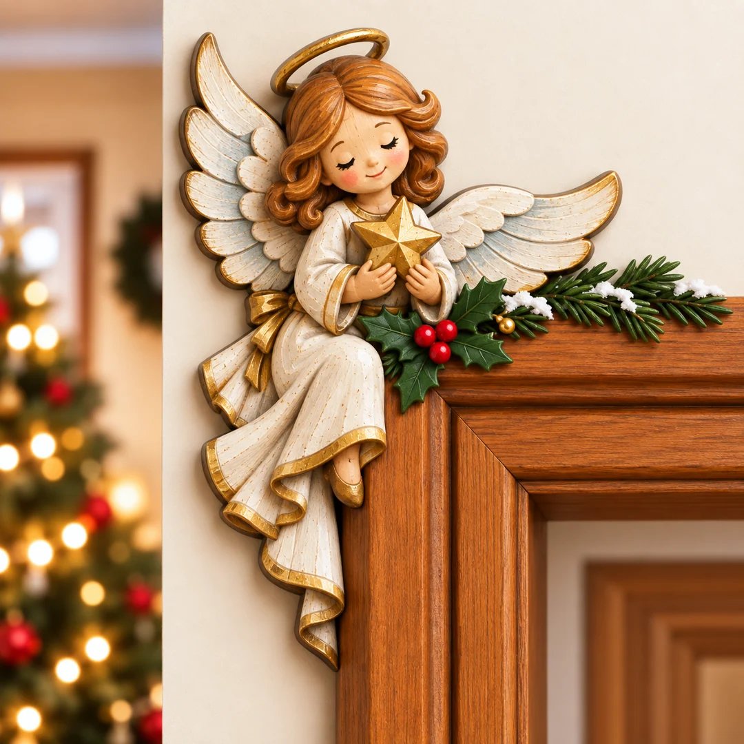 🎅 49% OFF | Christmas Door Frame Corner Decor – A Fun Holiday Surprise 🎄