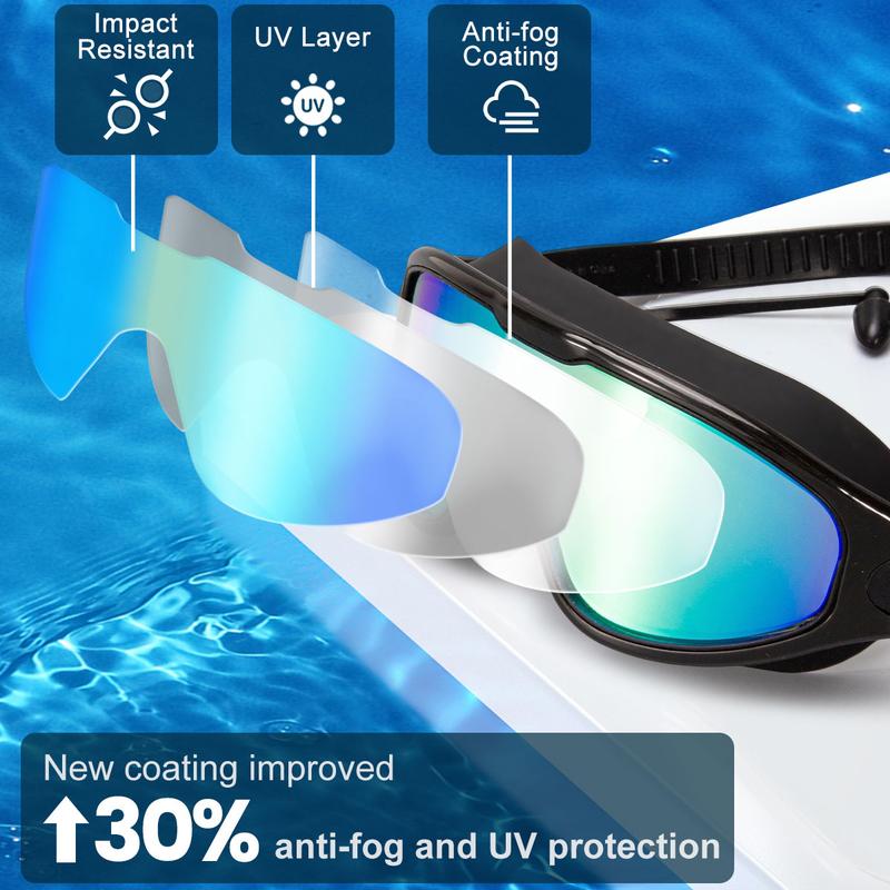 🔥Hot Sale 49% OFF🔥No Leaking Swim Glasses for Men Women Youth