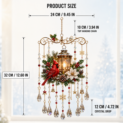 🔥Last Day 49% OFF - Handmade Christmas Stained Glass Window Hanging