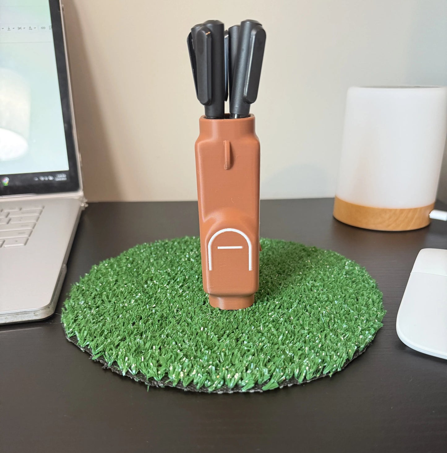 ⛳ Golf Bag Pen Holder | Stylish Desk Decor, Perfect Golf Lover Gift🎁