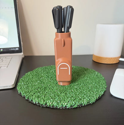 ⛳ Golf Bag Pen Holder | Stylish Desk Decor, Perfect Golf Lover Gift🎁