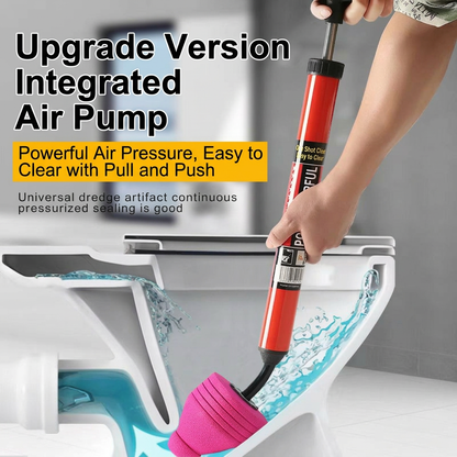 High Pressure Toilet Plunger For Unclogging Toilet Bathroom-Save Money on Expensive Plumbing Repairs