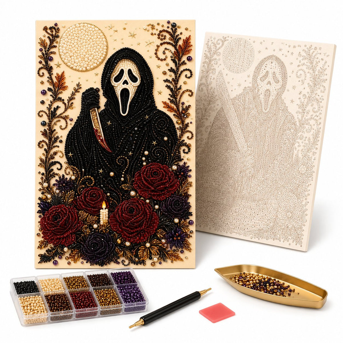 🖤 DIY Horror Diamond Art Kit