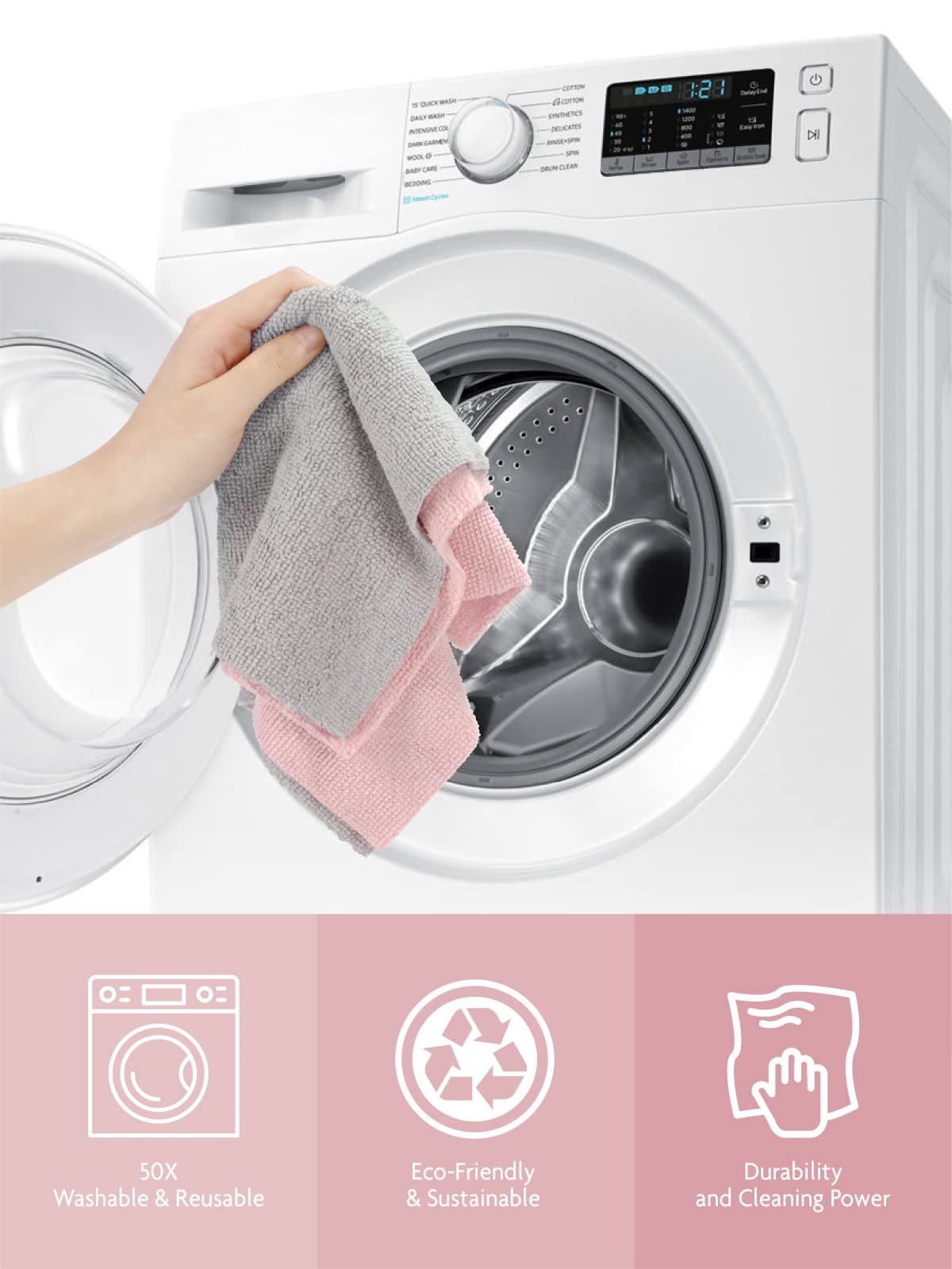 ♻️Reusable Microfiber Paper Towels Roll🧻  |
