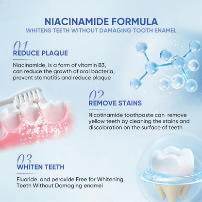 ✨ 🦷 Niacinamide Whitening Toothpaste - For Healthier, Whiter Teeth!