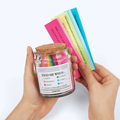 ✝️ Bible Verse Jar • Divine Encouragement for Every Moment ✨ Handmade 90 Day Bible Verses Jar