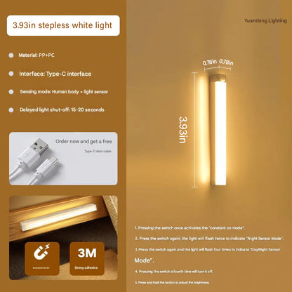 🔥Punch-free Smart Sensor Magnetic Rechargeable LED Lights