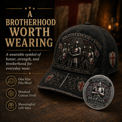 ⚔️ Brotherhood Of Knights Honor Cap