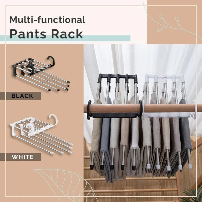 LAST DAY 49% OFF - Multi-functional Pants Rack🔥🔥🔥