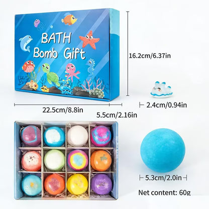 Natural Bath Bombs for Kids with Mega Bubbles