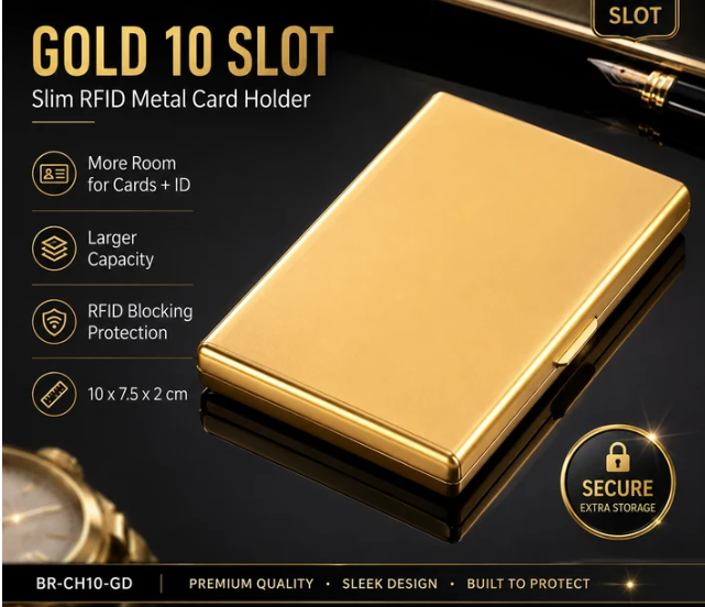 Tyiipro™ RFID Blocking Metal Card Holder