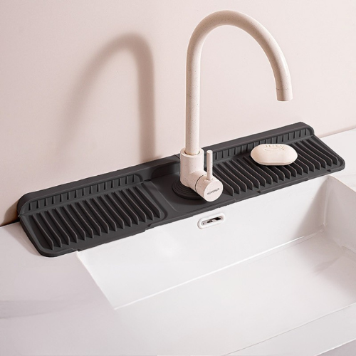 Silicone Faucet Splash Guard – Drip Mat for Sink & Basin