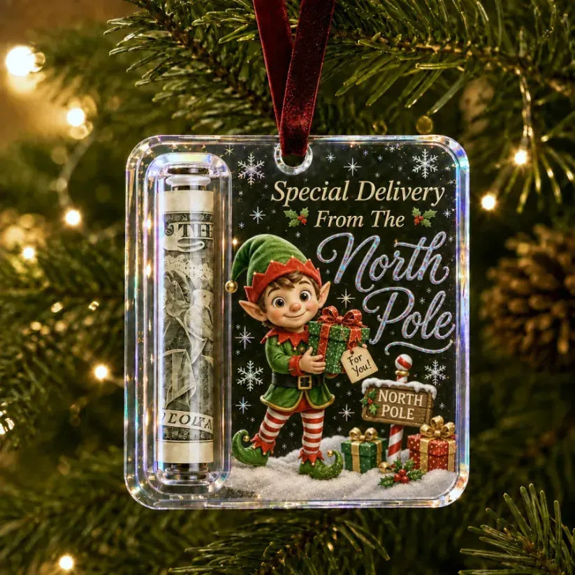 🔥LAST DAY 50% OFF - 🎄Christmas Cash Gift Ornament- Make Cash Feel Like A Real Christmas Gift💵