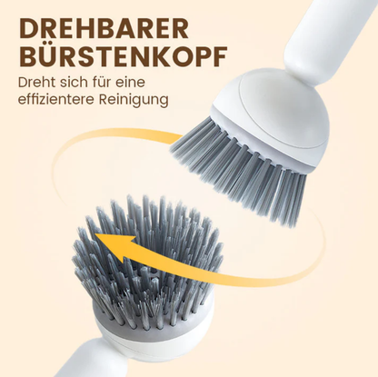 ✨ Spin Cleaning Brush with Soap Dispenser – Effortless Deep Cleaning!
