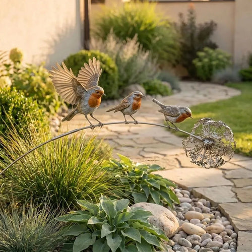 🐦 Bring Your Garden to Life💥Robin Garden Stake