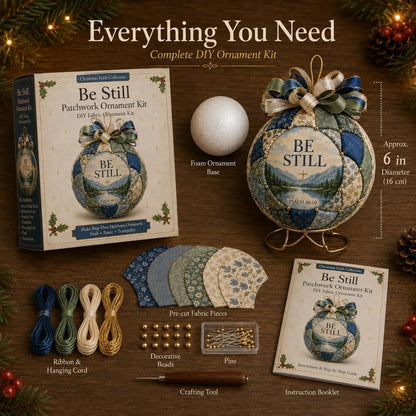 🔥LAST DAY 50% OFF - 🎄Christmas Faith Patchwork Ornament DIY Kit