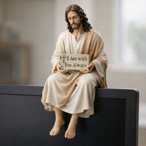 🔥Hot Sale 49% OFF -✨Handcrafted Jesus Figurine✝️Serene Desk Companion🙏