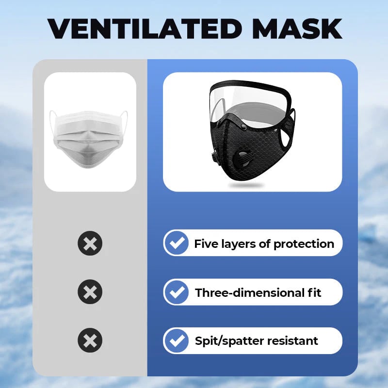 🏍️ LIMITED-TIME 50% OFF! ✨ Windproof Motorcycle Mask & Goggles 🔧
