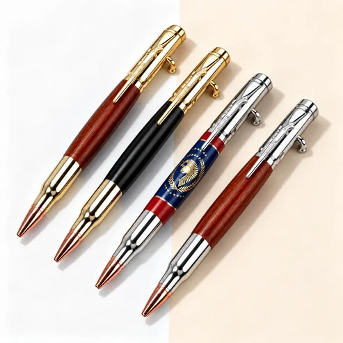 🖊Handmade Bolt Action Wooden Bullet Pen 🦅