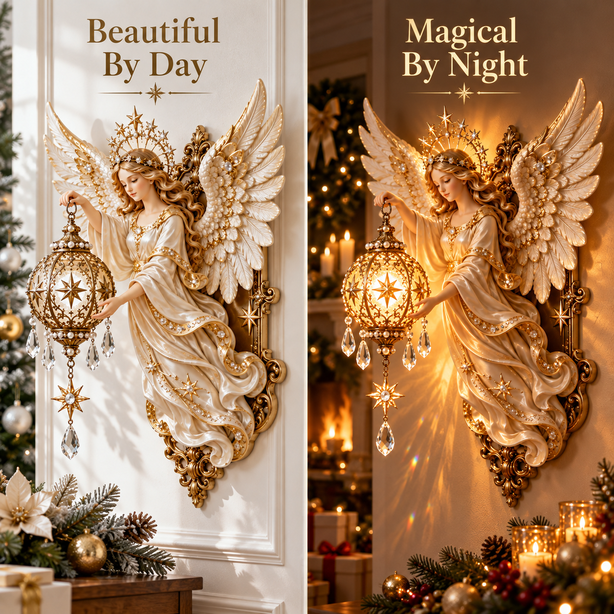 ✨Last Day 49% OFF🌟 Celestial Angel Christmas Wall Light™