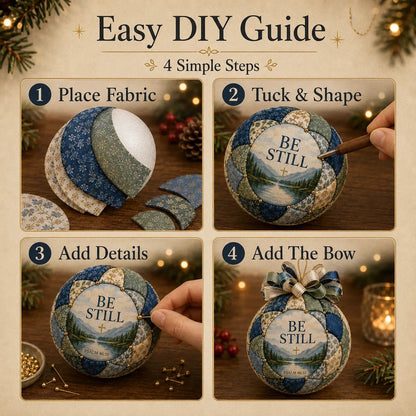 🔥LAST DAY 50% OFF - 🎄Christmas Faith Patchwork Ornament DIY Kit