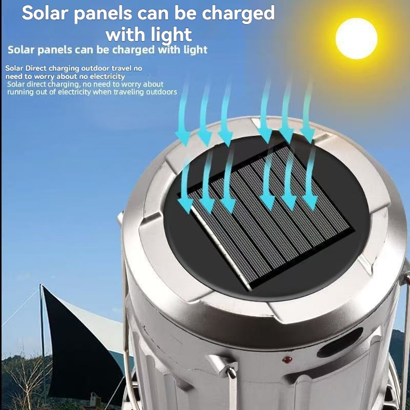 🔥Last day 49% off🔥5-In-1 Portable LED Camping Lantern With Fan