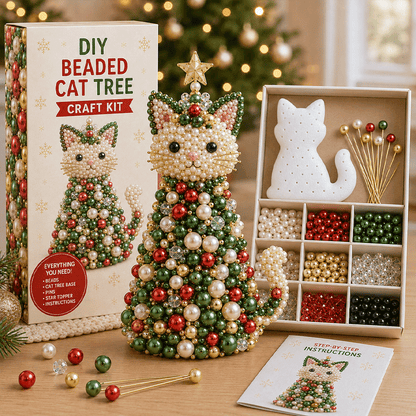 🐾 Animal-Themed Beaded Christmas Tree DIY Kit