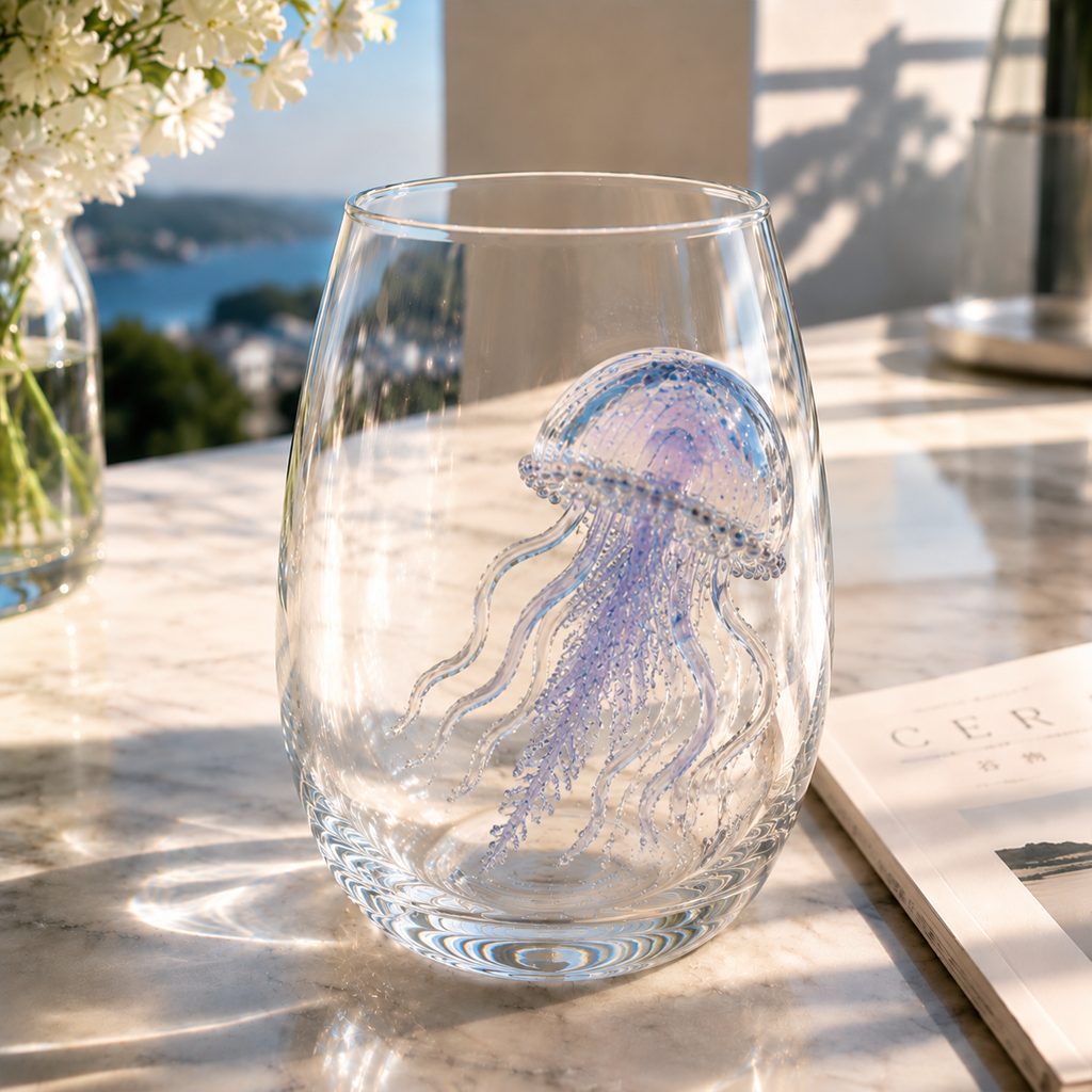 🔥Last Day 49% OFF-Artisanal Blue Ringed Octopus Glassware
