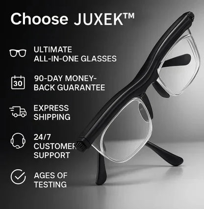 【ADJUSTABLE FOCUS GLASSES】See Every Moment Clearly !