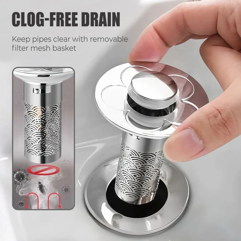 🔥Universal Pop Up Sink Drain Stopper