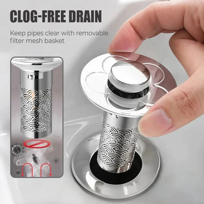 🔥Universal Pop Up Sink Drain Stopper