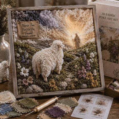 ✝️ 3D Christian Fabric Poke Art Kit